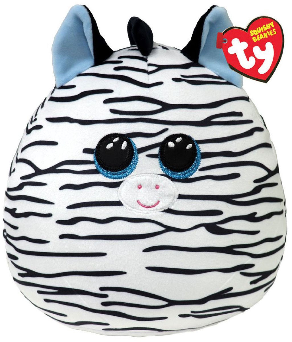 Ty squish a boo xander zebra, 31cm