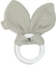 Jollein bijtring siliconen bunny ears - olive green