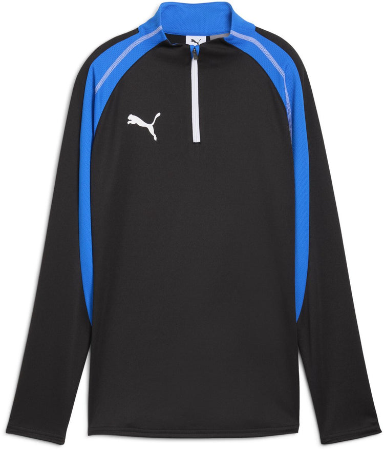 Puma individualblaze 1 4 zip-top dames sporttop - black- white-racing blue