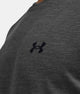 Under armour ua tech vent ss-gry heren sportshirt - castlerock - zwart