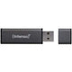 Usb-stick intenso alu line 64 gb 28mb s antraciet