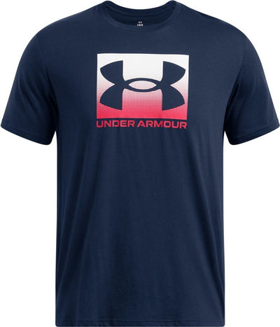 Under armour ua m boxed sports updated ss-blu heren sportshirt - academy - rood