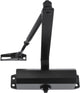 Starx deurdranger - 40-65 kg - mat zwart - aluminium
