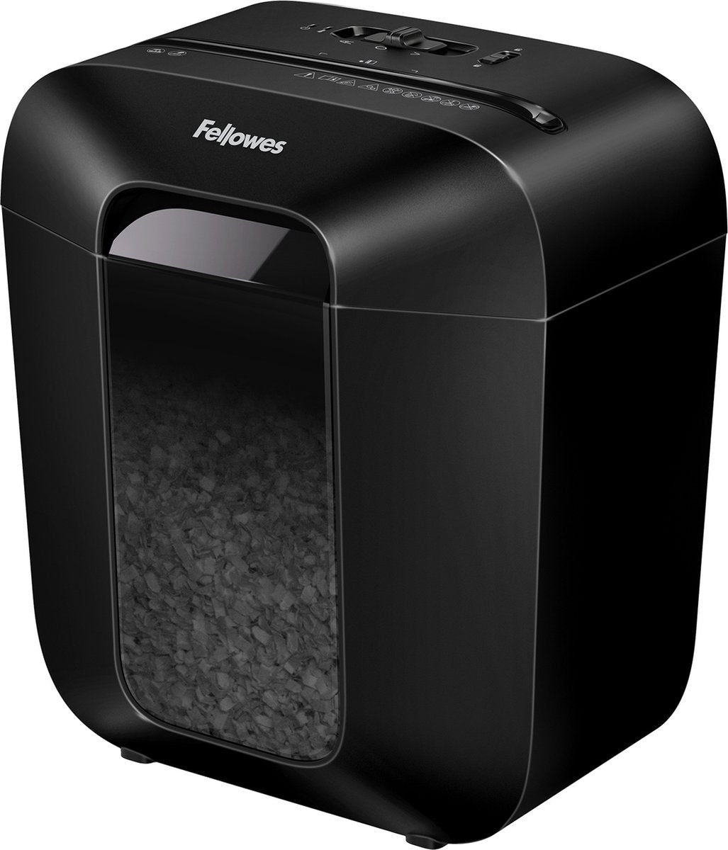 Fellowes lx25m papiervernietiger papierversnipperaar – mini‑cut p‑4 – 6 vellen – voor thuis thuiskantoor
