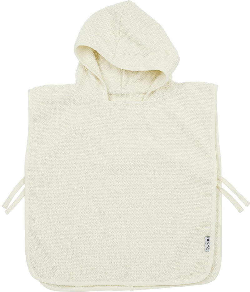 Meyco baby popcorn badponcho - natural - 1-3 jaar