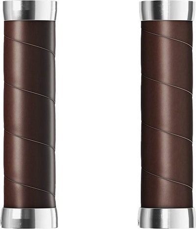 Brooks Handvatten Slender Leather grips 100mm a brown