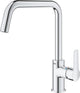 Grohe start keukenkraan - hoge uitloop - 150° draaibereik - chroom