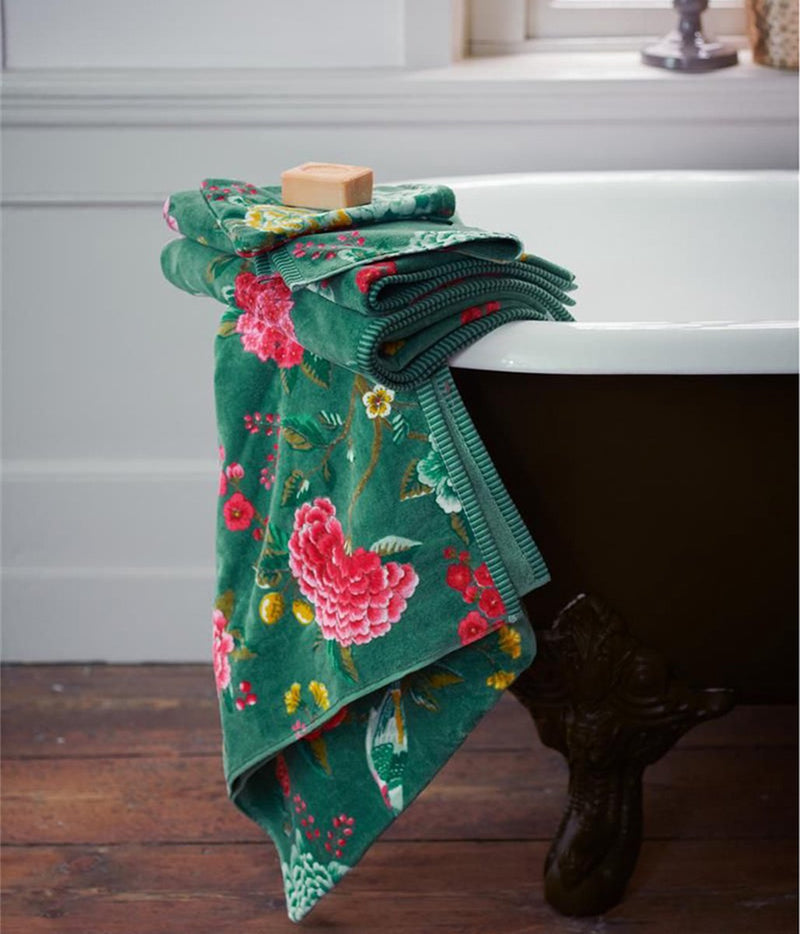 Merkloos sans marque pip studio good evening badhanddoek - groen