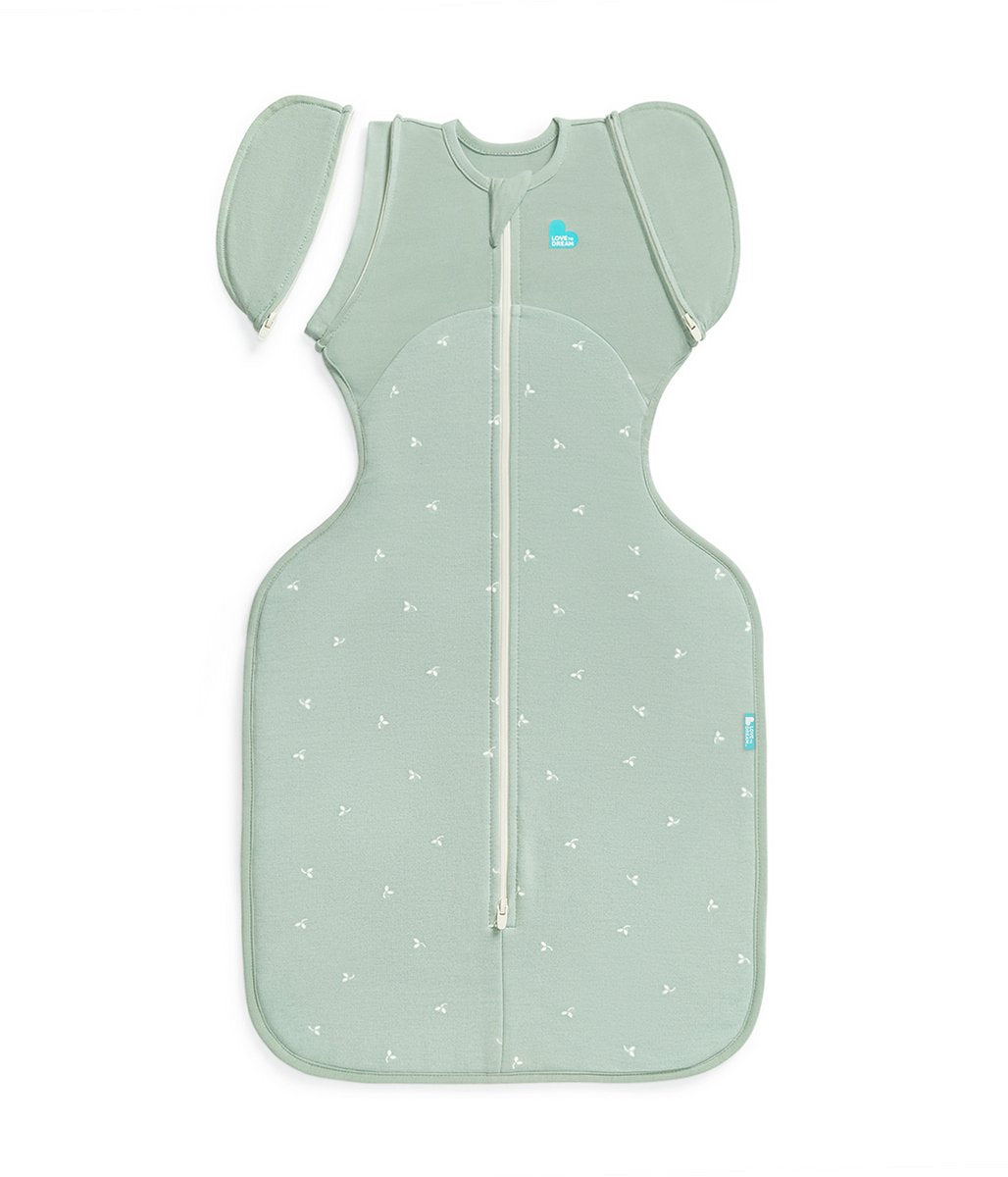 Love to dream ™ babyslaapzak swaddle up™ - inbakeren afbouwen - baby 3-6 maanden - 6-8.5 kg - all season - olive twigs