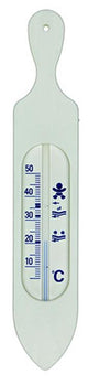 1023322 - badthermometer kunststof wit | 2 stuks