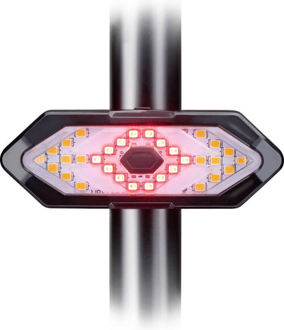 Dunlop fietslamp met richtingaanwijzer