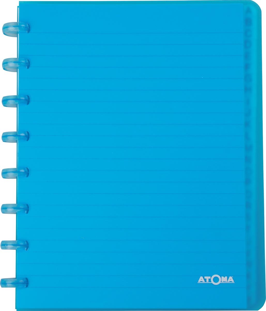 Atoma repertorium, ft a5, transparant, gelijnd