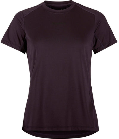 Craft adv essence 2 hardloopshirt dames - dk plum | maat: s