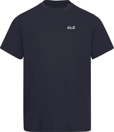 Jack wolfskin essential t m heren outdoorshirt-dark navy