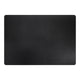 Placemat leer zwart 43x30 cm | 6 stuks