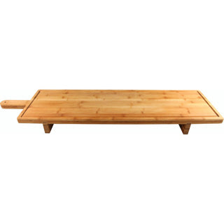 No brand serveerplank xxl bamboe 100x26x5,5 cm