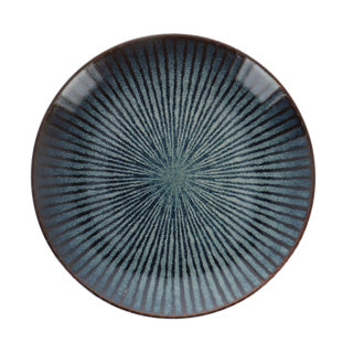 Cosy trendy bord plat d27,5xh3,6 cm atlantis stripe | 4 stuks
