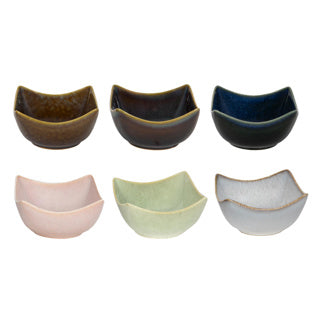 Schaaltje wind 9,4x9,4x5,2cm 6 assorti | 6 stuks
