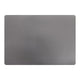 No brand placemat leer donkergrijs 43x30 cm | 6 stuks
