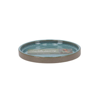 No brand bord mini d9 cm basalt ocean green | 12 stuks