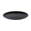 Bord plat 25 cm pampille zwart | 6 stuks