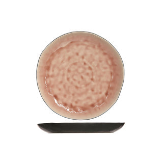 Bord plat 27 cm rond laguna old rose | 3 stuks