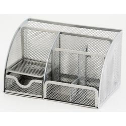 Bureau organizer office depot metaalgaas zilver