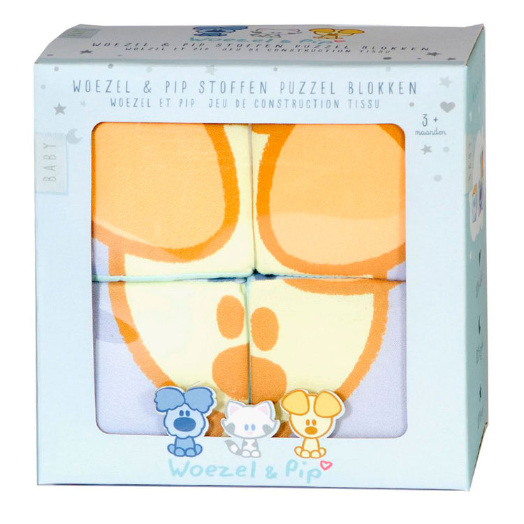 Rubo Toys Blokkenpuzzel en Pip junior 75 cm textiel