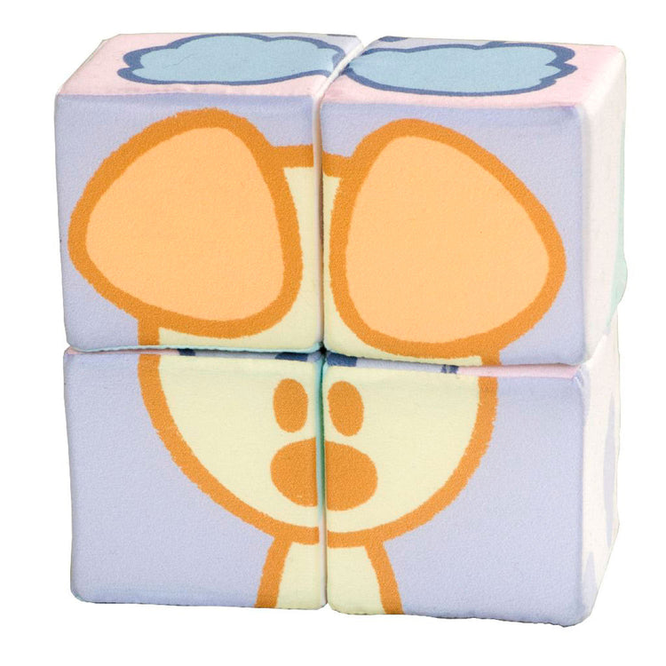 Rubo Toys Blokkenpuzzel en Pip junior 75 cm textiel