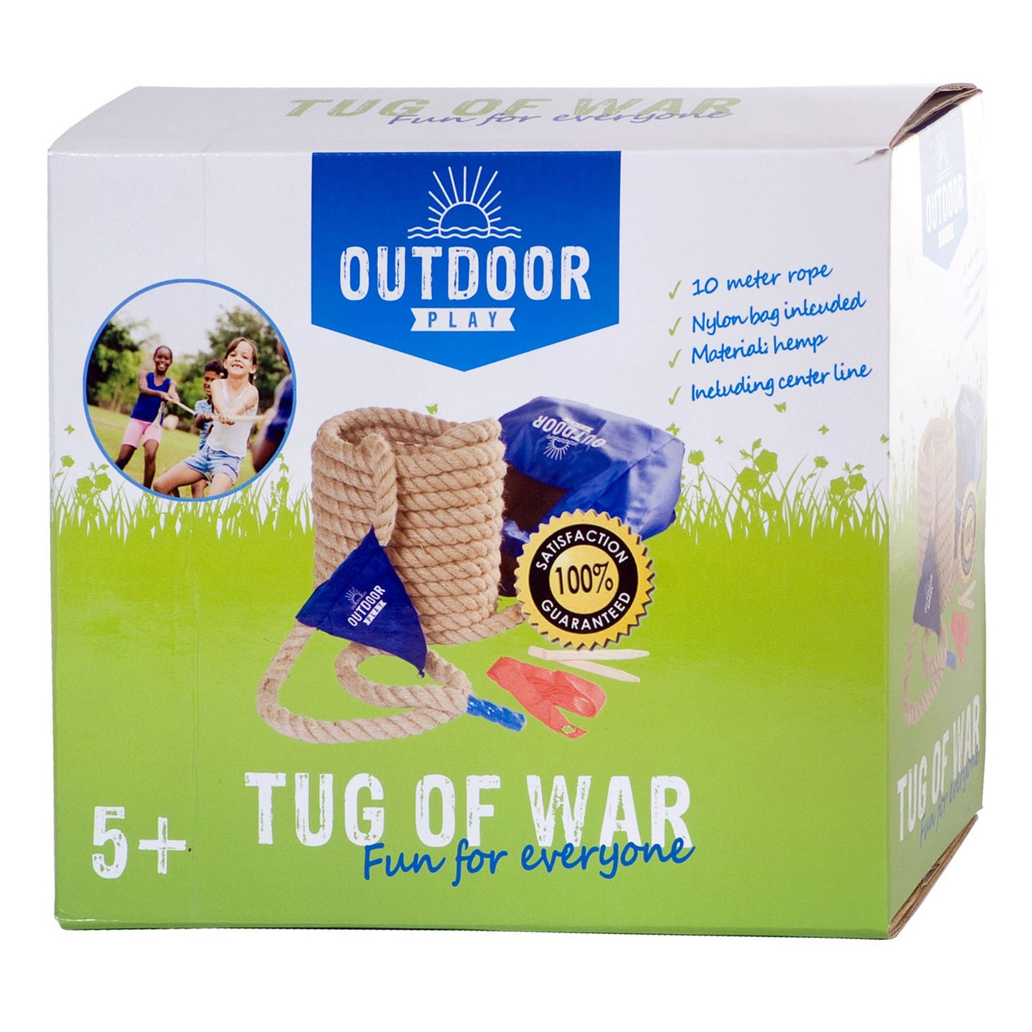 Outdoor play touwtrekken