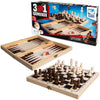 Clown games 3in1 spellendoos hout