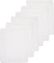 Meyco baby uni washandjes - 6-pack - hydrofiel - white - 20x17cm