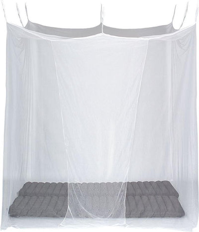 Abbey camp klamboe - 2 persoons - boxmodel - wit - 200 x 200 cm