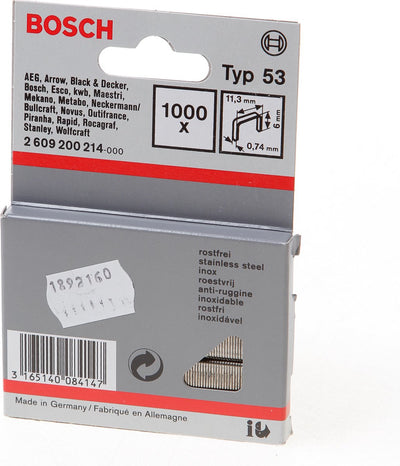 Bosch - niet met fijne draad type 53 11,4 x 0,74 x 6 mm