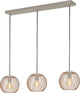 Eglo lindero hanglamp - e27 - 90 cm - zandkleur beige