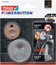 Tesa powerbutton classic zelfklevende haak (ø x h) 50 mm x 31 mm metaal inhoud: 1 stuk(s)