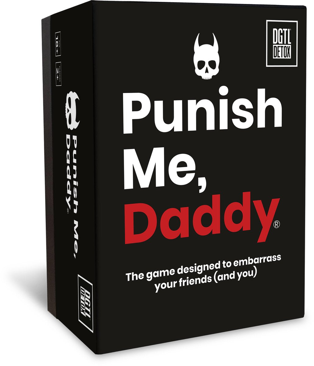 Dgtl detox punish me daddy - hilarisch kaartspel voor volwassenen - truth or dare partyspel met twists - 2-4 spelers - engelstalige versie