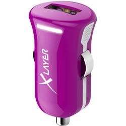 Usb autolader xlayer colour line paars