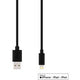 Lightning kabel xlayer premium mfi 1,2 m zwart
