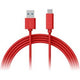 Usb-c-kabel xlayer colour line 1 m rood