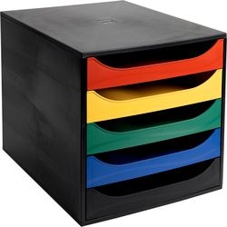 Ladenkastje office depot 5 laden kleuren assortiment