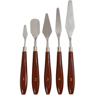 Creativ company https: www.cchobby.nl paletmessen-set-l-17-23-cm-b-1-5-2-5-cm-5-stuk-1-doos