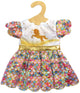 Heless pu-glitzerkleid einhorn goldy,gr.28-35cm