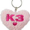 K3 sleutelhanger pluche hart