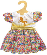 Heless pu-glitzerkleid einhorn goldy,gr.28-35cm - afbeelding 1