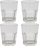 Eurotrail borrelglas - 35 ml - 4 stuks - transparant