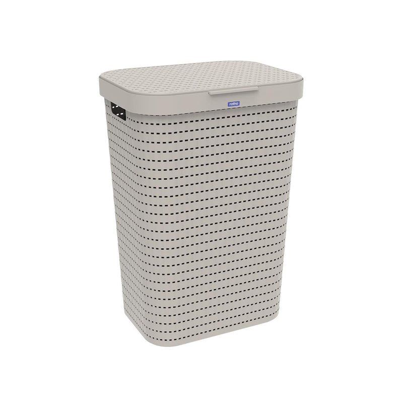 Rotho wasbox country 55l cappuccino