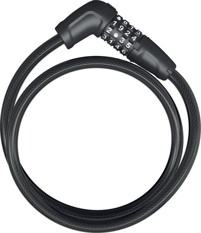 Abus fietsslot kabelslot - numerino 5410c - security level 3 - zwart - 85 cm - geschikt voor stadsfietsen en kinderfietsen