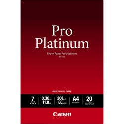 Canon fotopapier pt-101 pro platinum a4 wit 20 vel