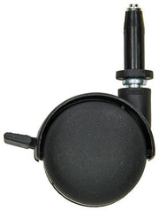Mack by tente 1058958 - zwenkwiel met enkele wielrem vork pp, met klemhuls 50 mm | 5 stuks - afbeelding 1